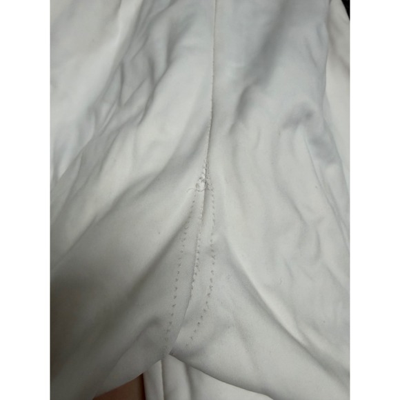 Luxury White Black Gold Fur Hooded Ski Suit Jumpsuit Women's Snowboard US 6 - Picture 12 of 16